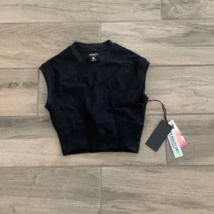Twenty short sleeve crop top